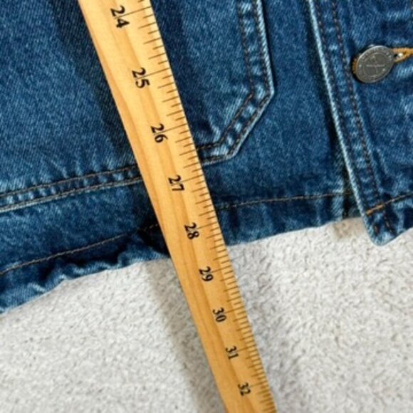 APC Mens Stefano Denim Jacket Chore Coat Heavyduty Field Small Lux Blue - Picture 10 of 13